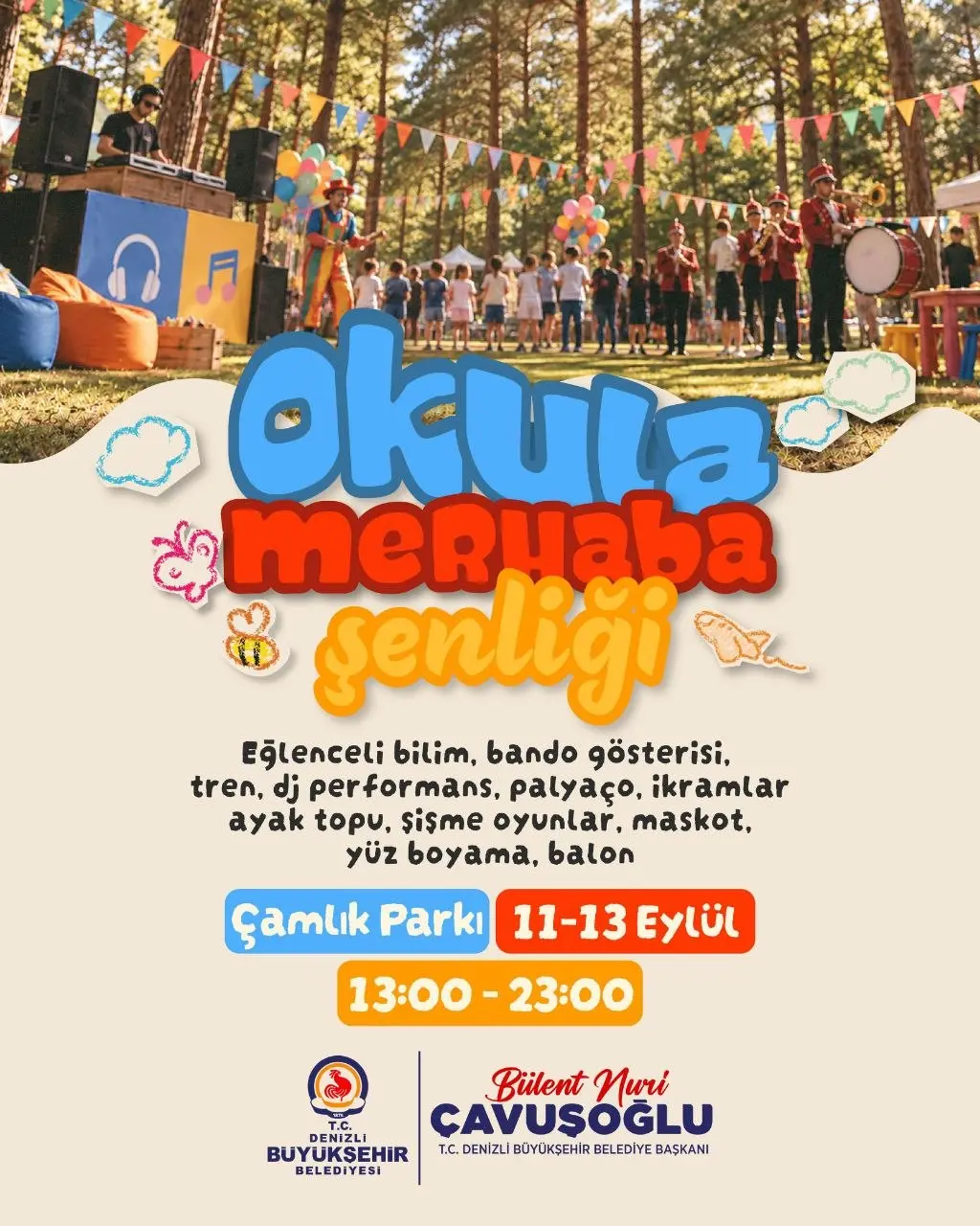 Çamlık Parkı’nda 3 Gün Sürecek Çocuk Şöleni