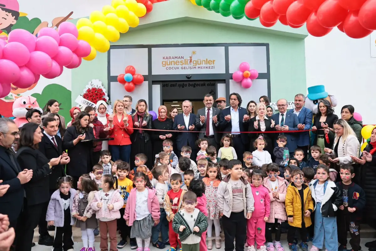 Güneşli Günler’in 8’inci Tesisi Egekent Karaman Törenle Açıldı