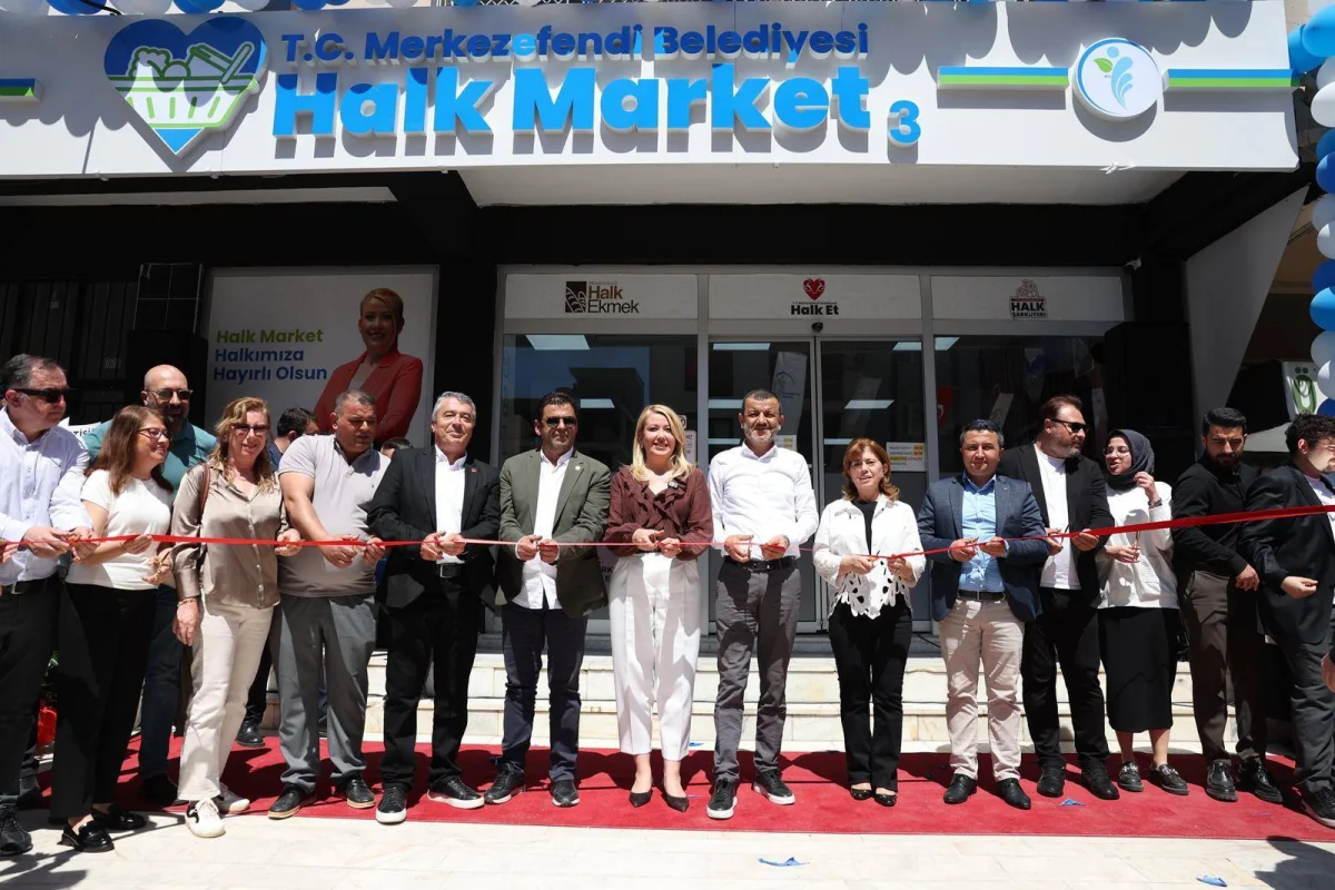 HALK MARKET’İN 3. ŞUBESİ AÇILDI