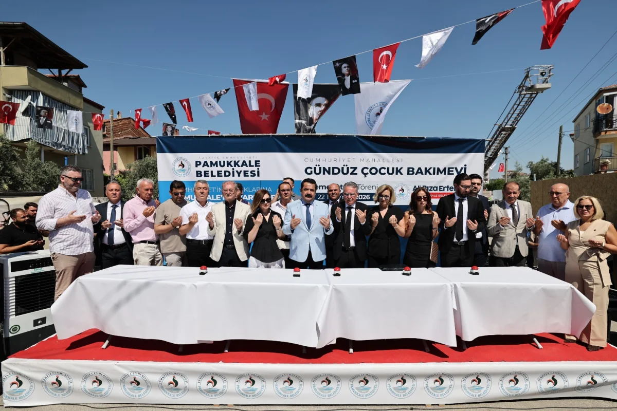 Pamukkale'de Bir Söz Daha Gerçek Oldu: Pamukkale’nin İkinci Gündüz Çocuk Bakimevi’nin Temeli Coşkuyla Atıldı